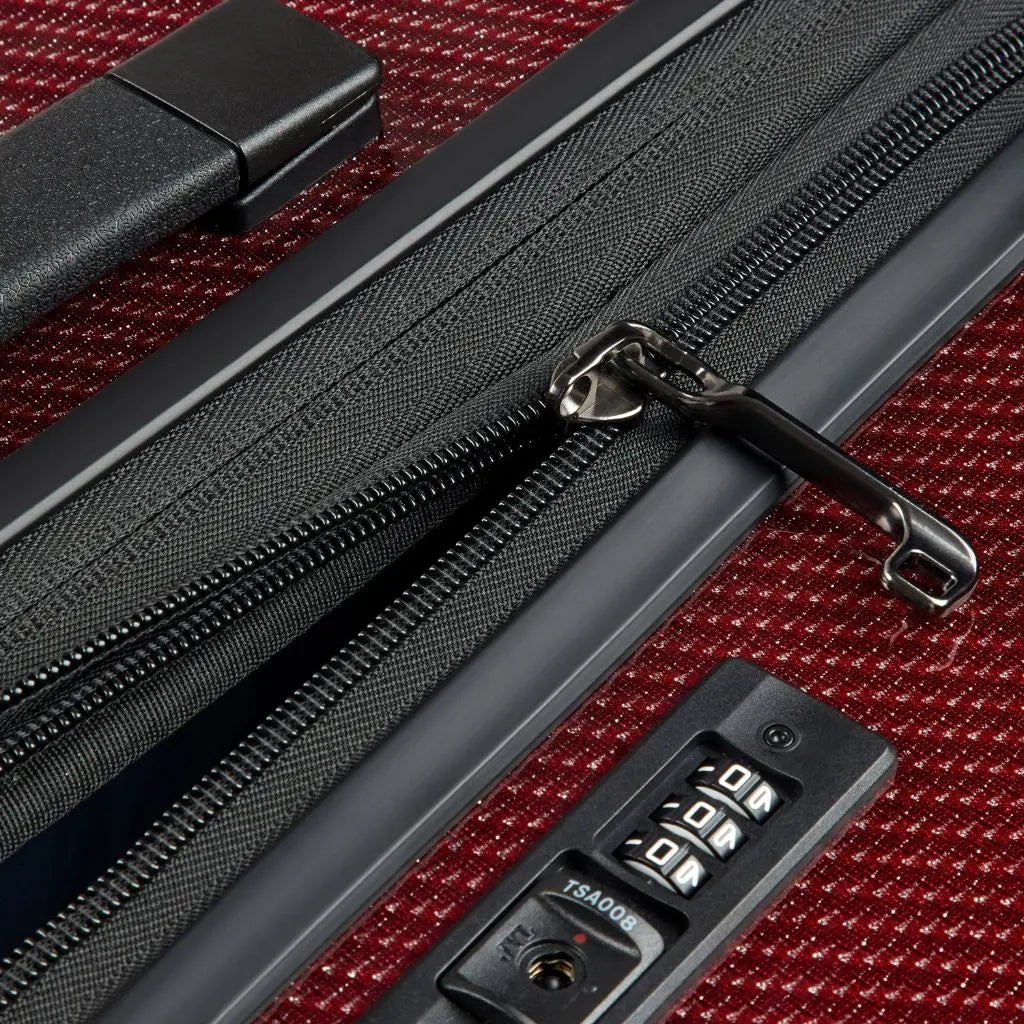 Delsey Helium Ultimate 76cm Large 3.9Kg Exp Luggage - Burgundy