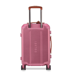 Delsey Alu’r - Aluminum Zipperless Premium Carry On - Pink Delsey Luggage