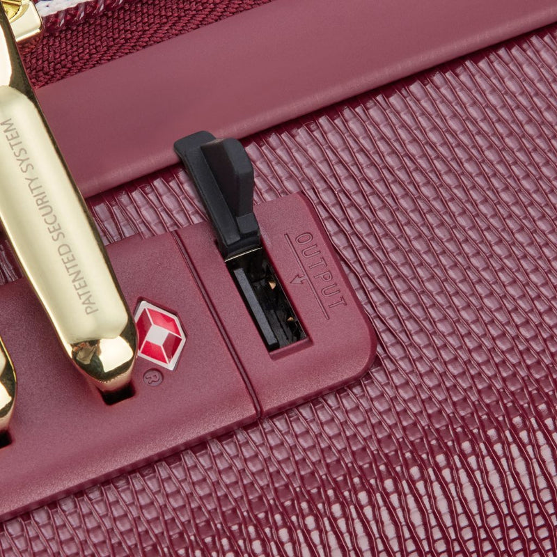Delsey Chatelet Air Limited Edition 55cm Large Expander Luggage - Burgundy Delsey Luggage