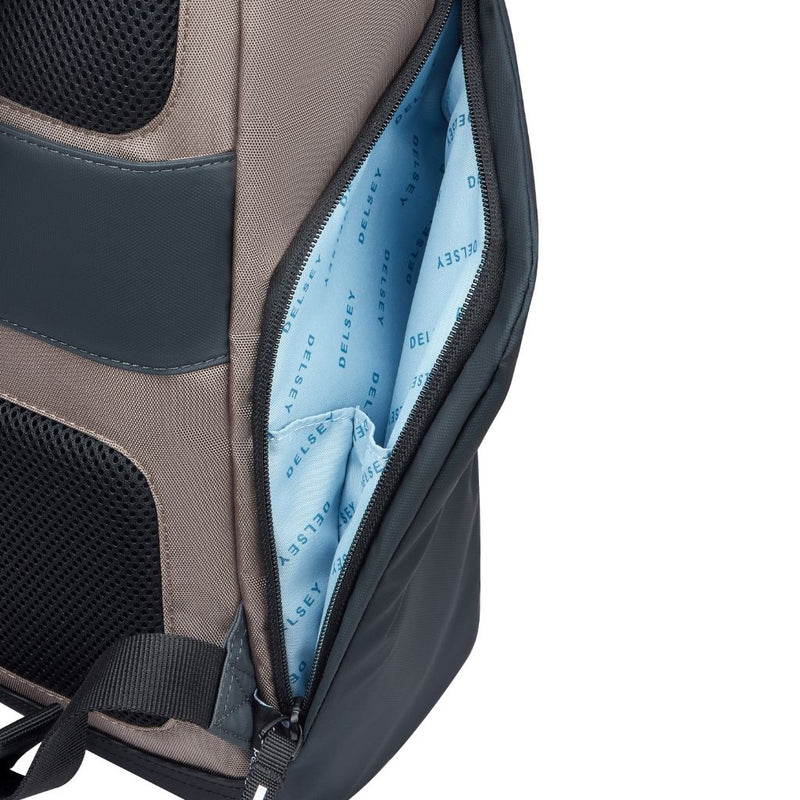 Delsey Securflap 15.6" Laptop Backpack Brown Delsey Luggage