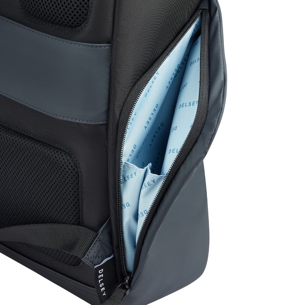 Delsey Securflap 15.6" Laptop Backpack Black Delsey Luggage