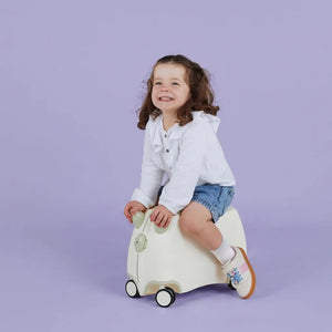 Trunki Glide Ride-on Luggage - Ivory White Trunki