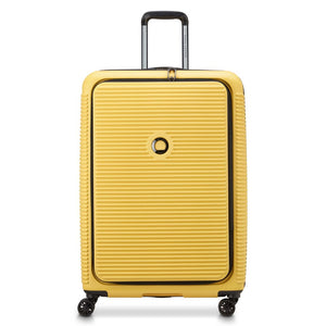 Delsey Freestyle Front Opening 76cm Large Luggage - Yellow Delsey Luggage