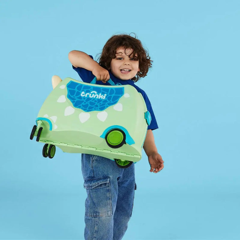 Trunki Glide Ride-on Luggage - Dudley the Dinosaur Trunki