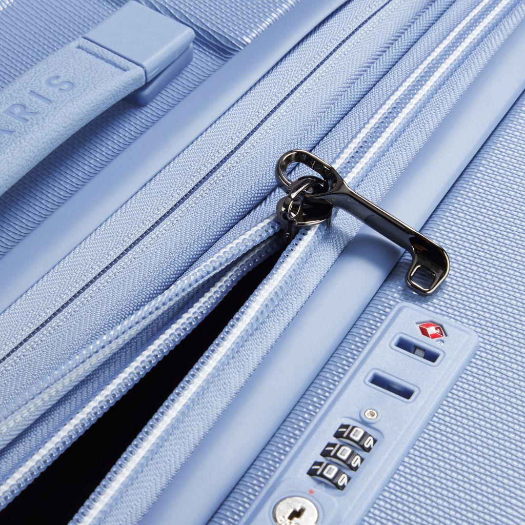 Delsey Chatelet Air Limited Edition 76cm Large Expander Luggage - Light Blue Delsey Luggage