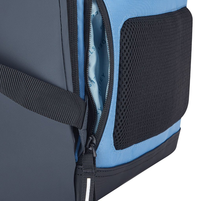 Delsey Securflap 15.6" Laptop Backpack Blueberry Delsey Luggage