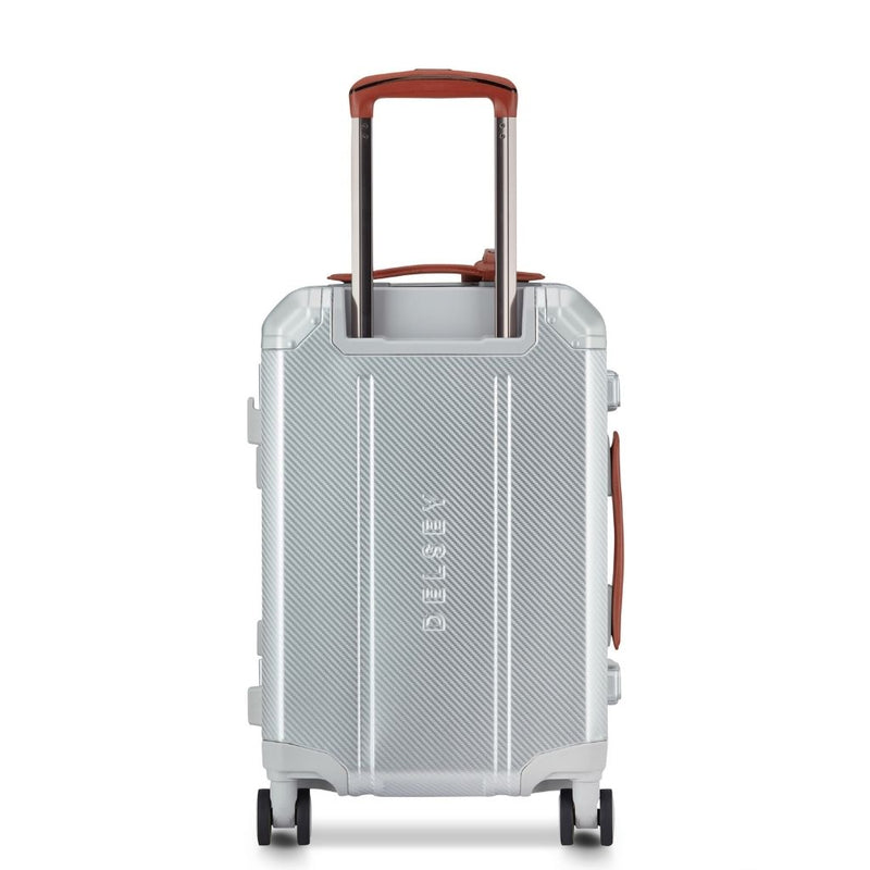 Delsey Alu’r - Aluminum Zipperless Premium Carry On -Silver Delsey Luggage
