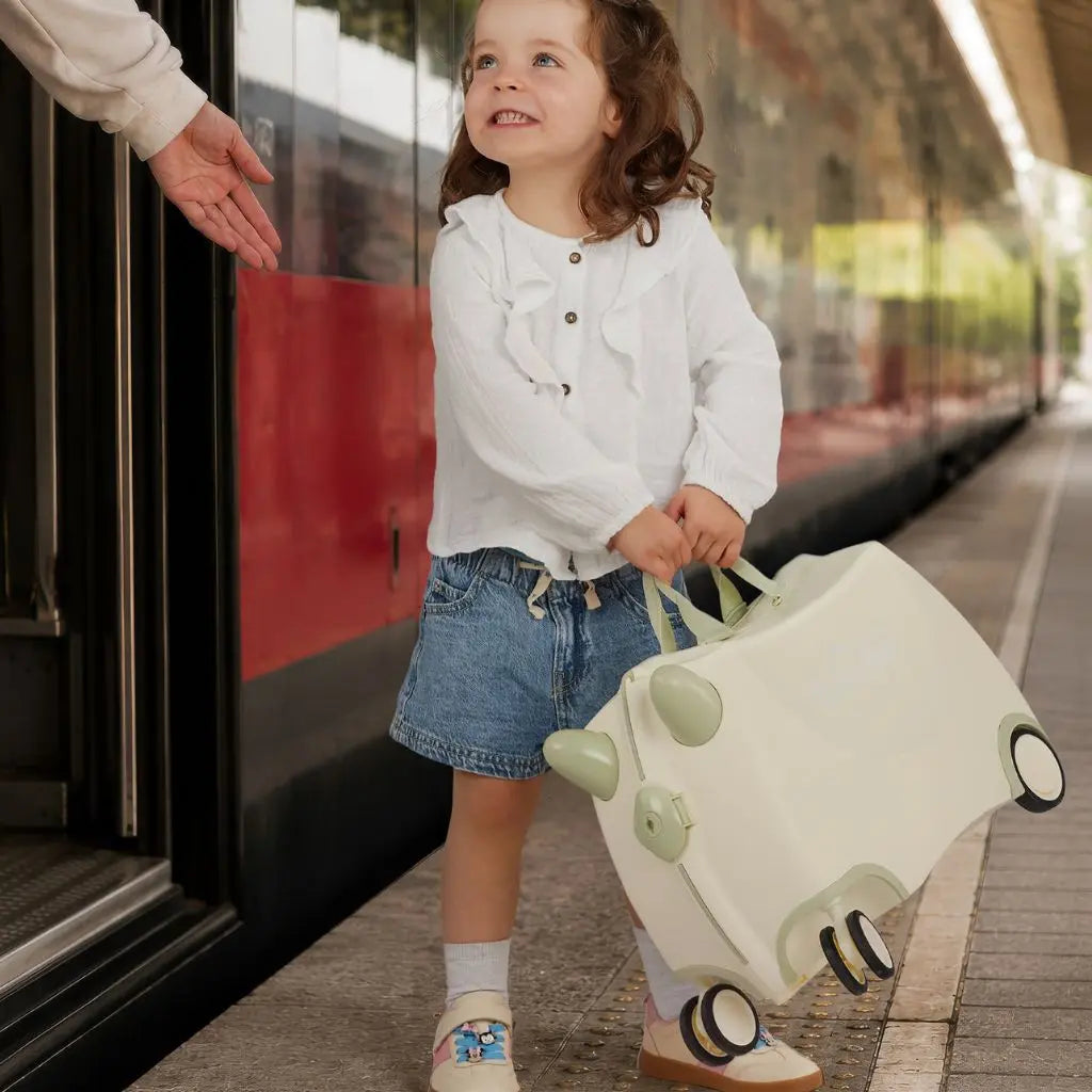 Trunki Glide Ride-on Luggage - Ivory White Trunki