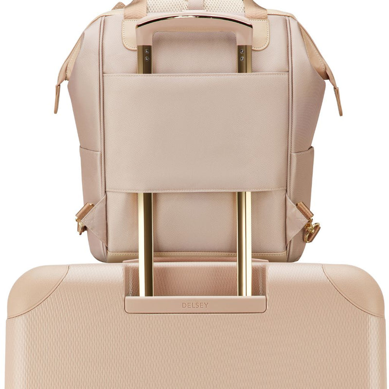 Delsey Chatelet Air 2.0 14" Laptop Tote Backpack - Beige Rose Delsey Luggage