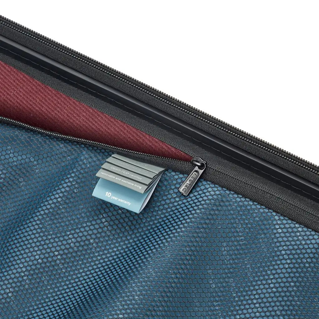 Delsey Helium Ultimate 76cm Large 3.9Kg Exp Luggage - Burgundy