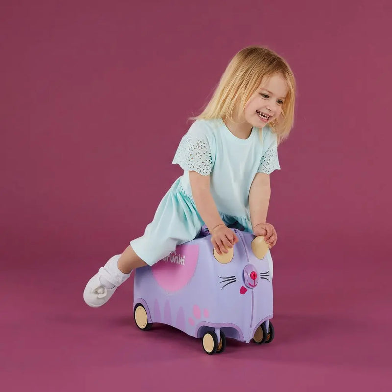 Trunki Glide Ride-on Luggage - Cassie the Cat Trunki