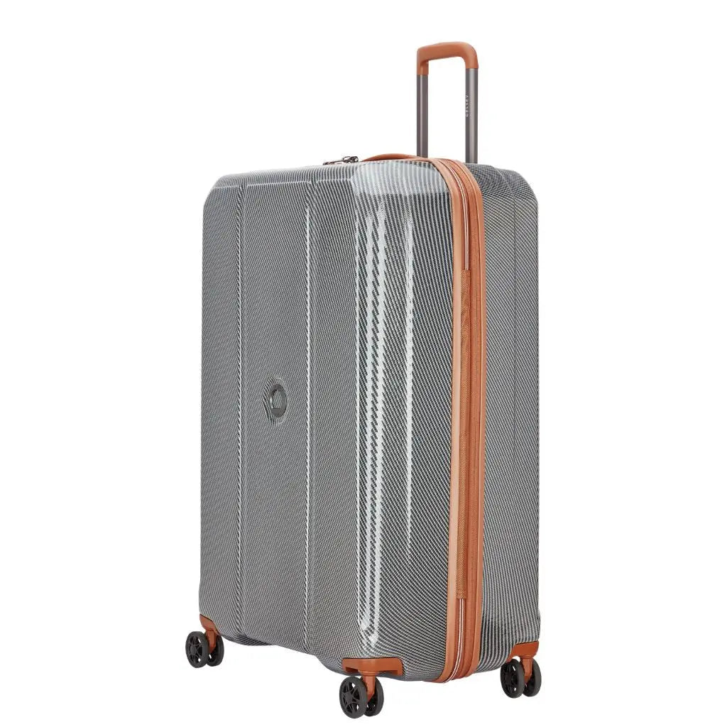 Delsey Helium Ultimate 82cm X Large 4.7Kg Exp Luggage - Silver
