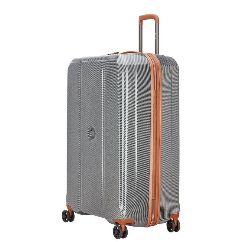 Delsey Helium Ultimate 82cm X Large 4.7Kg Exp Luggage - Silver