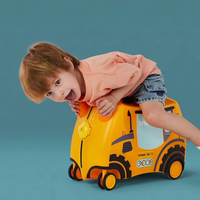 Trunki Glide Ride-on Luggage - Doug the Digger Trunki