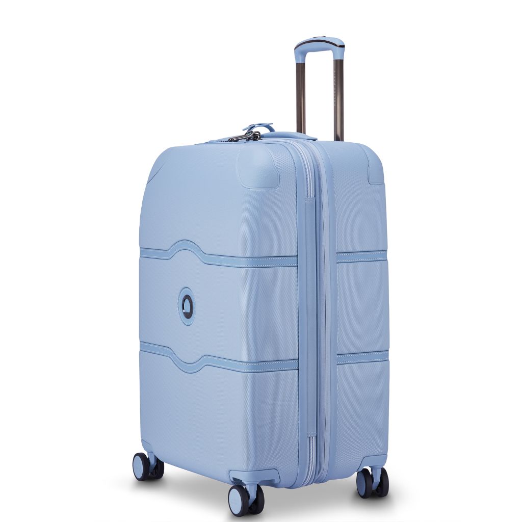 Delsey Chatelet Air Limited Edition 66cm Large Expander Luggage - Light Blue Delsey Luggage