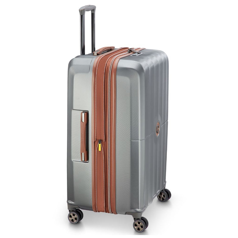Delsey Carrousel 2 Large Luggage 77cm Exp - Silver Delsey Luggage