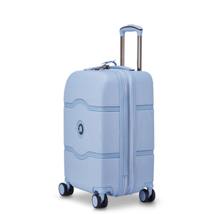 Delsey Chatelet Air Limited Edition 55cm Large Expander Luggage - Light Blue Delsey Luggage