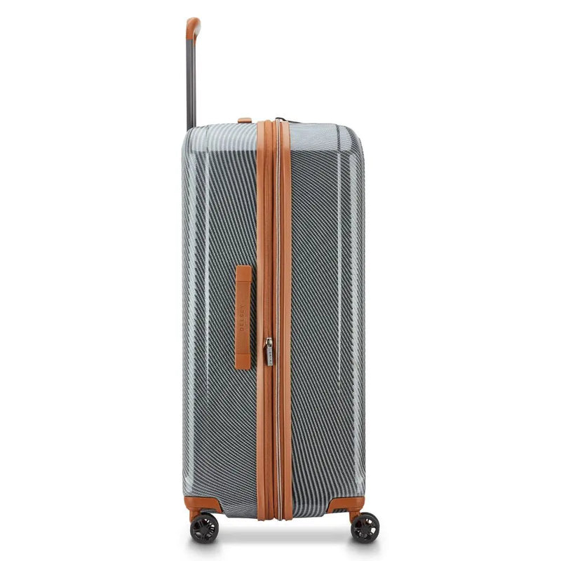 Delsey Helium Ultimate 76cm Large 3.9Kg Exp Luggage - Silver