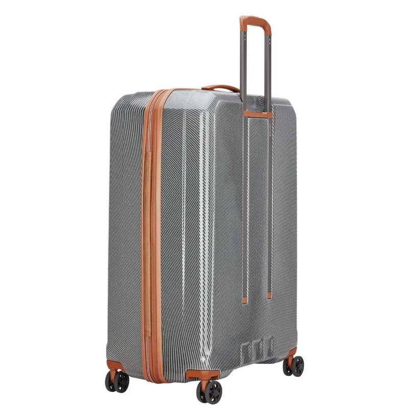 Delsey Helium Ultimate 82cm X Large 4.7Kg Exp Luggage - Silver
