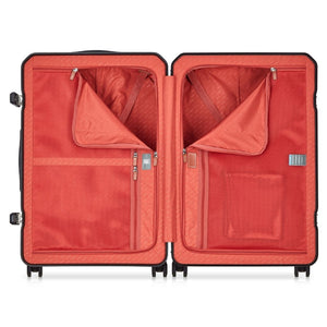 Delsey Alu’r - Aluminum Zipperless Premium Large Luggage - Black Delsey Luggage
