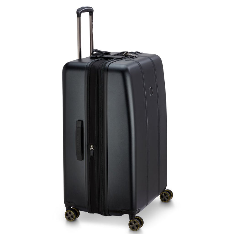 Delsey Cadense 76cm Medium Exp Luggage - Deep Black Delsey Luggage