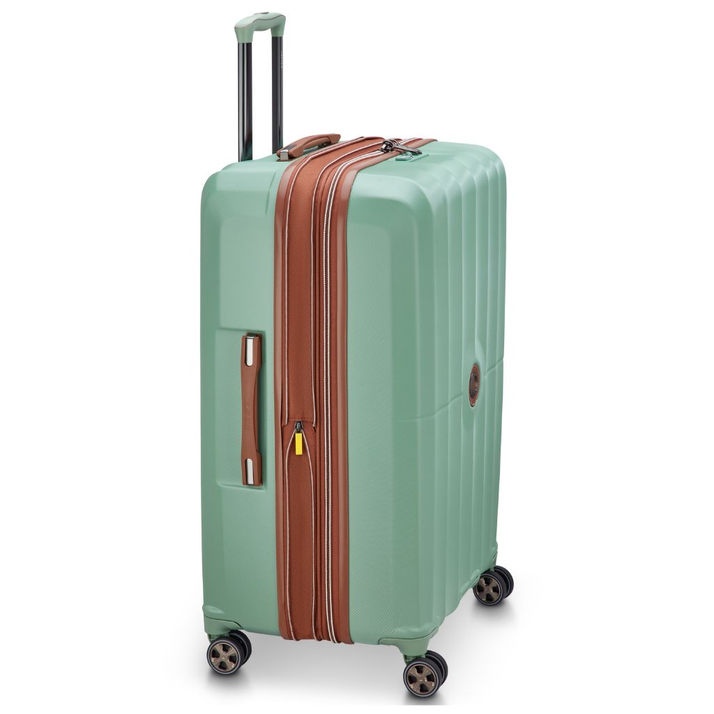 Delsey Carrousel 2 Large Luggage 77cm Exp - Green Delsey Luggage