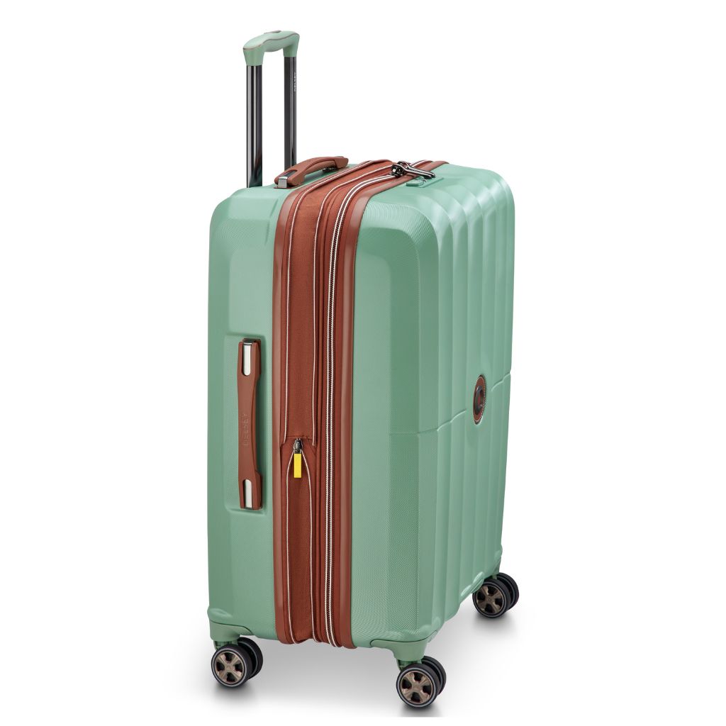 Delsey Carrousel 2 Medium Luggage 67cm Exp - Green Delsey Luggage