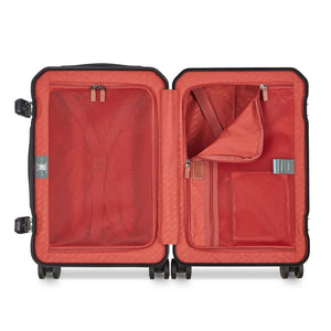 Delsey Alu’r - Aluminum Zipperless Premium Carry On - Black Delsey Luggage