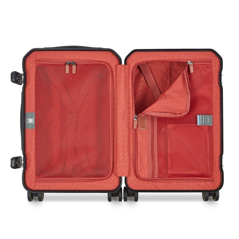 Delsey Alu’r - Aluminum Zipperless Premium Carry On - Black Delsey Luggage