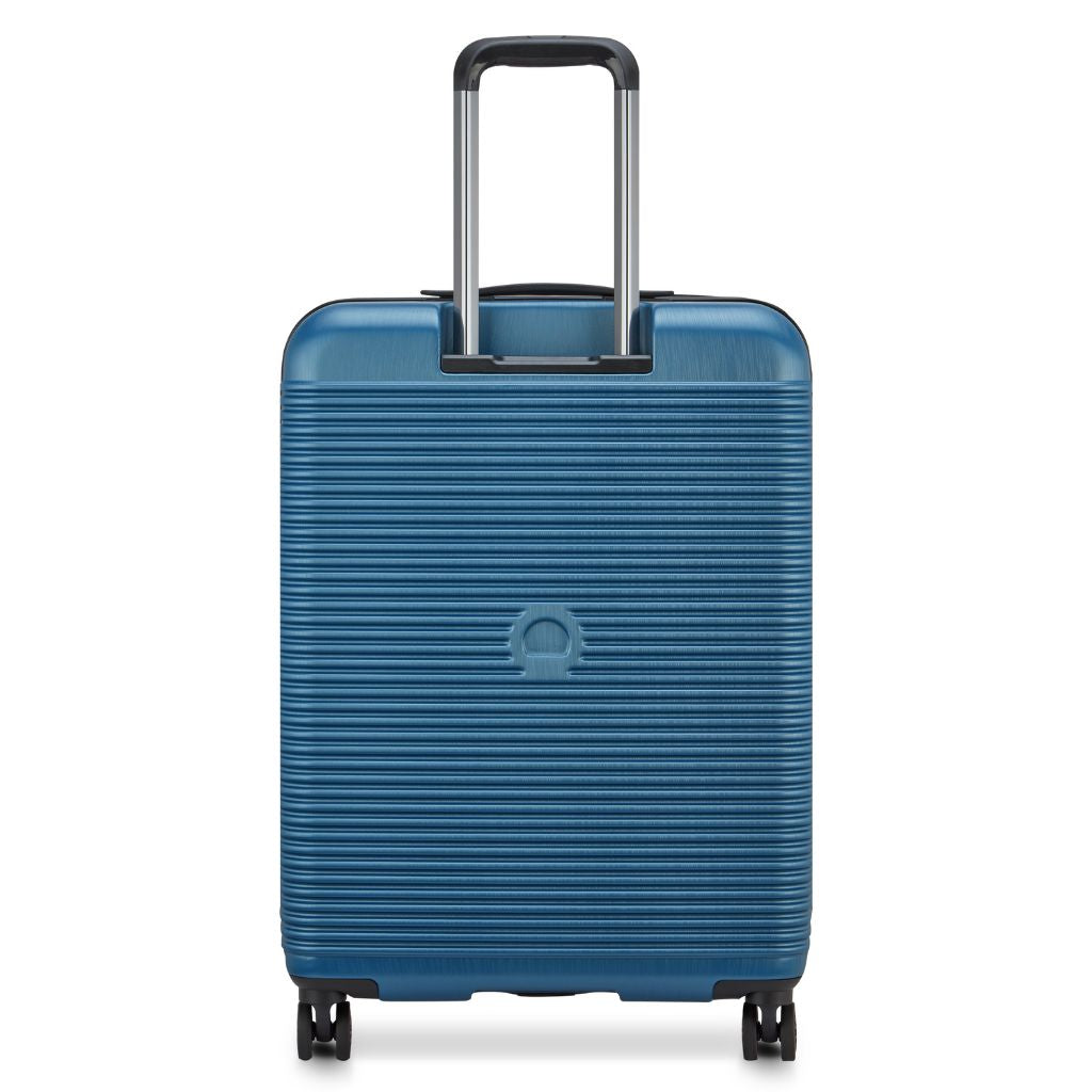Delsey Freestyle Front Opening 66cm Medium Luggage - Blue Delsey Luggage