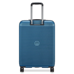 Delsey Freestyle Front Opening 66cm Medium Luggage - Blue Delsey Luggage