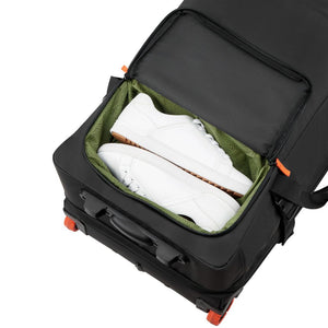 Jeep 82 cm 2-Wheel All Terrain Rolling Duffle Bag - Black