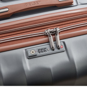 Delsey Carrousel 2 Medium Luggage 67cm Exp - Silver Delsey Luggage