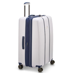 Delsey Cadense 76cm Large Exp Luggage - Ivory/Navy Delsey Luggage