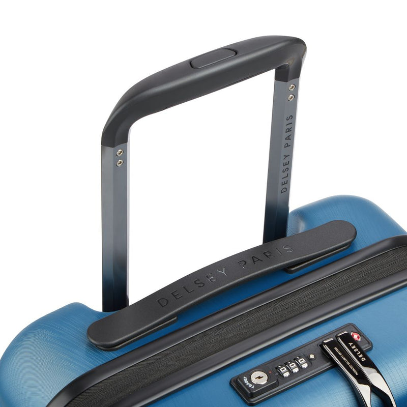 Delsey Freestyle Front Opening 55cm Cabin Luggage - Blue Delsey Luggage