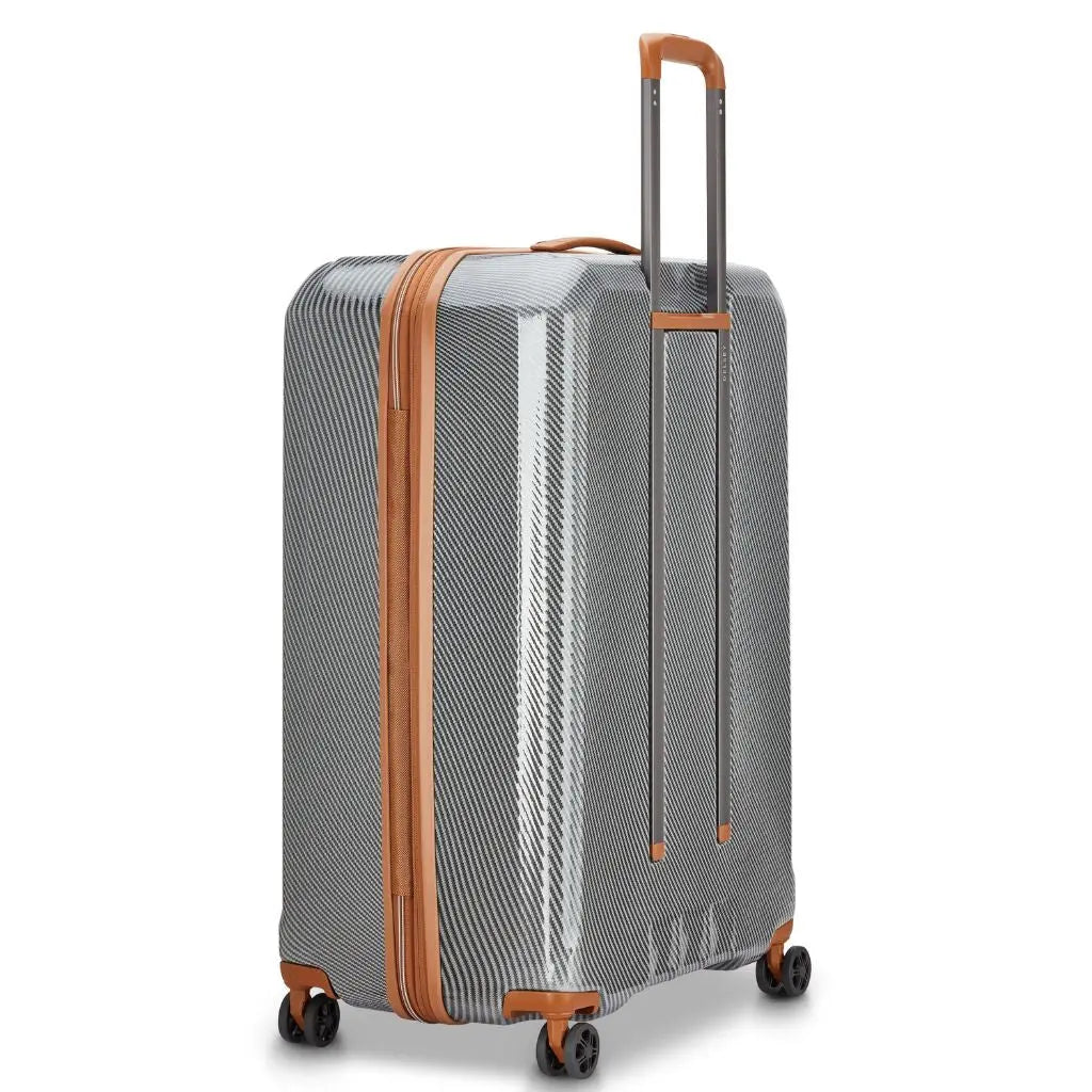 Delsey Helium Ultimate 76cm Large 3.9Kg Exp Luggage - Silver