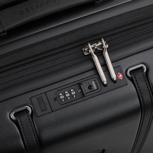 Delsey Cadense 55cm Carry On Exp Luggage - Deep Black Delsey Luggage