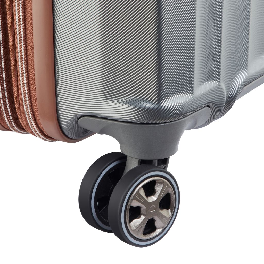 Delsey Carrousel 2 Medium Luggage 67cm Exp - Silver Delsey Luggage