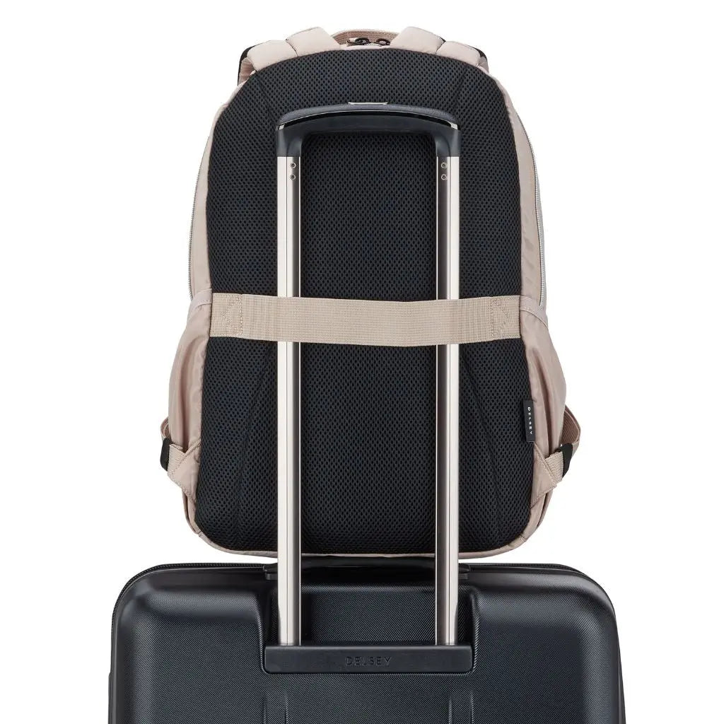 Delsey Karen 15.6" Laptop Backpack - Biege Delsey Luggage