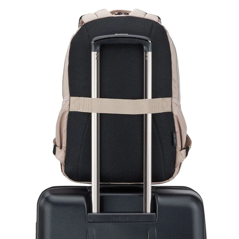 Delsey Karen 15.6" Laptop Backpack - Biege Delsey Luggage
