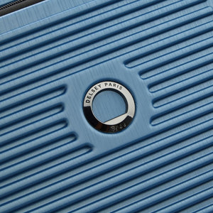 Delsey Freestyle Front Opening 66cm Medium Luggage - Blue Delsey Luggage