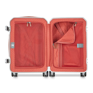 Delsey Alu’r - Aluminum Zipperless Premium Carry On -Silver Delsey Luggage
