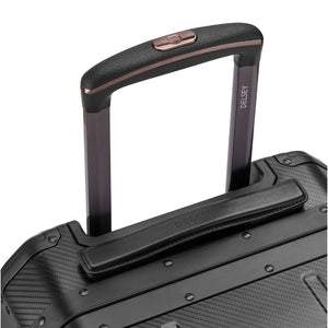 Delsey Alu’r - Aluminum Zipperless Premium Carry On - Black Delsey Luggage