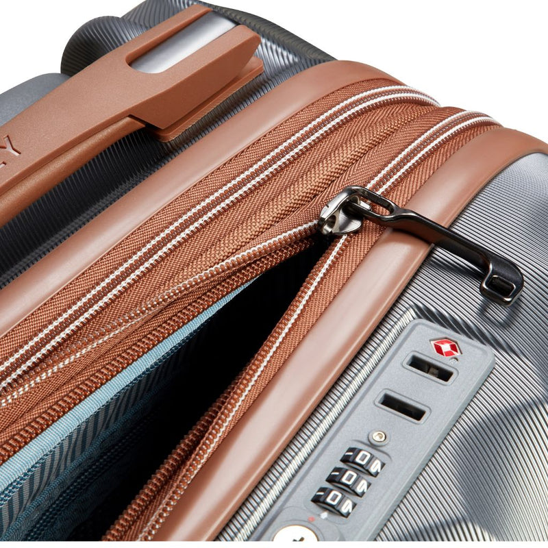 Delsey Carrousel 2 Large Luggage 77cm Exp - Silver Delsey Luggage
