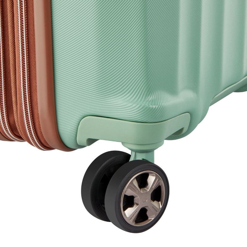 Delsey Carrousel 2 Carry On Luggage 55cm Exp - Green Delsey Luggage
