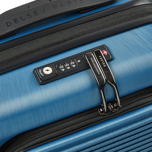 Delsey Freestyle Front Opening 55cm Cabin Luggage - Blue Delsey Luggage