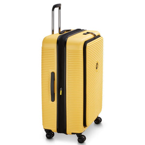 Delsey Freestyle Front Opening 76cm Large Luggage - Yellow Delsey Luggage