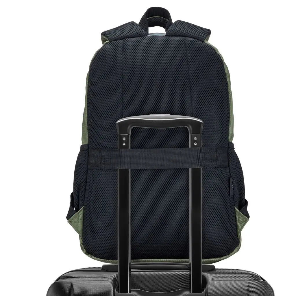 Delsey George 15.6" Laptop Backpack Green Delsey Luggage