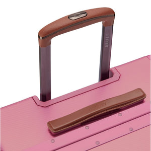 Delsey Alu’r - Aluminum Zipperless Premium Large Luggage - Pink Delsey Luggage