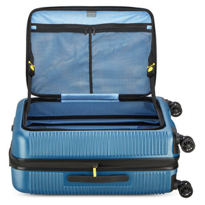 Delsey Freestyle Front Opening 66cm Medium Luggage - Blue Delsey Luggage